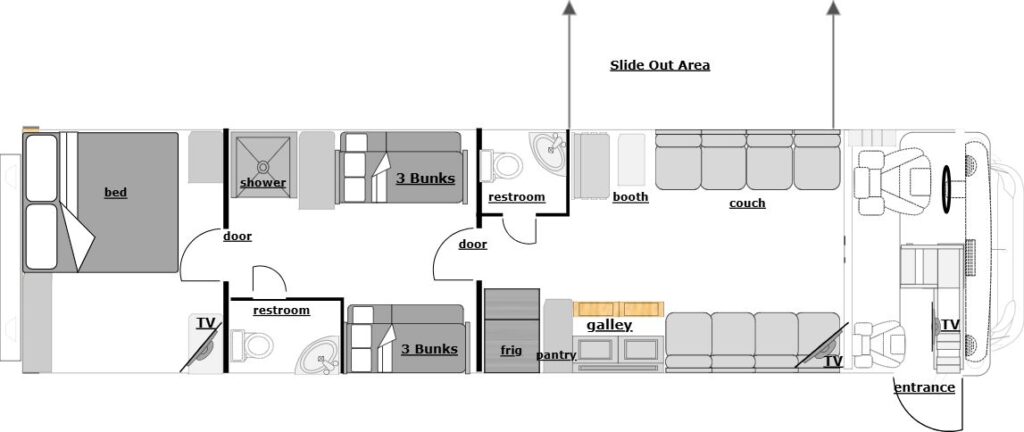 Blacked Out Floorplan