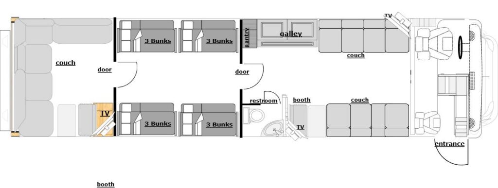 Sanctus Real Floorplan